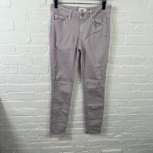 Paige Women's Mid-Rise Verdugo Ultra Skinny Pant Denim Beige Size 30